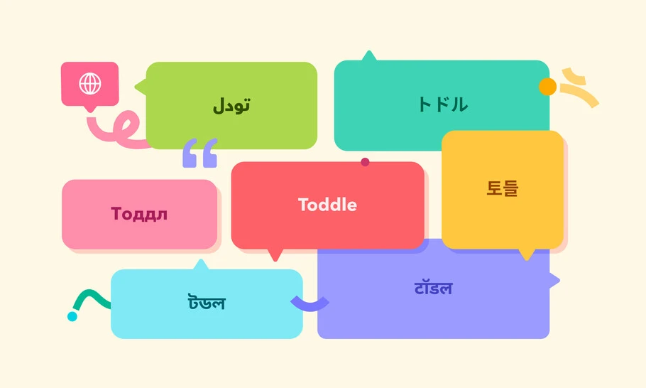 Creative collaboration meets playful typography in Toddle’s branding, powered by Monotype.